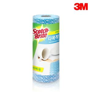 3M 다목적 롤행주 40매입 1롤 40cm x 25cm/키친/타올/일회용/행주/티슈/세차/세정/만능/크리너/물티슈/주방