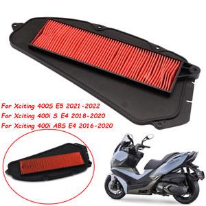 오토바이 엔진 공기 흡입 필터 클리너, 5 홀 공기 필터 요소, KYMCO Xciting 400i S ABS 400S 1721A-LKF5-E10