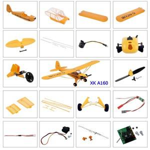 Wltoys XK A160 RC 비행기 액세서리 Blhless 모터 동체 세트 업데이트 수신기 오른쪽/왼쪽 윙 보드 ESC, Pa
