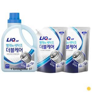 리큐 세탁세제 세탁조 더블케어 일반용 세제 세트