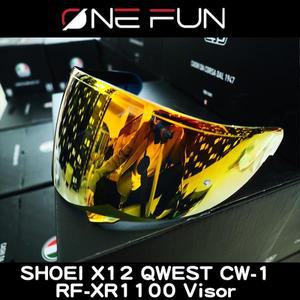 바이크용품 Shoei X12 헬멧 바이저, SHOEI CW-1 X-12 RF-1100 XR-1100 Qwest X-Spirit 2 CW1 X12 렌즈 케이