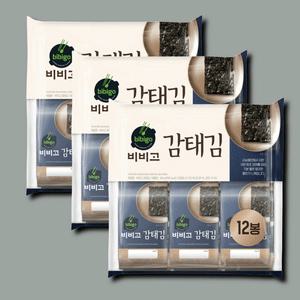 비비고 감태김 4g 12개입 3개