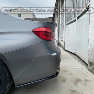 리어 범퍼 스플리터 스포일러 코너 랩 BMW 3 시리즈 F30 페이즈 II 세단 M-스포