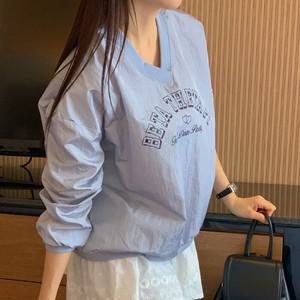 라몽 바스락 브이넥 맨투맨_S3791