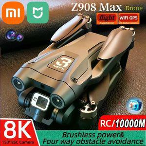 Z908 MAX 드론  프로 맥스 8K 브러시리스 모터 RC 전문 항공 FPV 장애물 회피