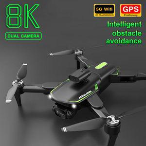 입문용 농업용 드론 GPS 8K HD 듀얼 카메라 360 ° 지능형 장애물 회피 브러시리스 모터 접이식 쿼드콥터 R
