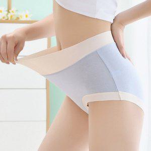 [기타]여성 노라인 심리스 팬티 모달 투톤 누디 여자 데일리 속옷 언더웨어