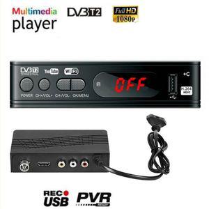 TV 셋톱 박스 스마트 수신기 OTT DVB-T2 위성 U009 HDTV MPG4 STB 유튜브 Freeview 1080P 디코더 DVB-C