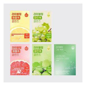 라이블링 클렌즈 15ml*30포 5종(매실맛샤인머스캣맛,애사비레몬맛자몽맛,청사과맛) 택1