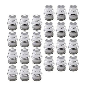 휠캡 휠 크롬 러그 너트 커버 자동차 부품 고성능 24 피스 27mm