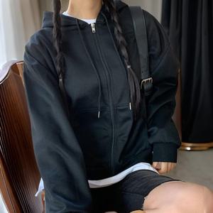 [다잇템] 여자 캐쥬얼 캥거루 환절기 후디 집업