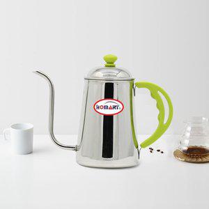 [기타](소분-홈아트) NEW8807 드립포트-실리콘핸들700ml-그린