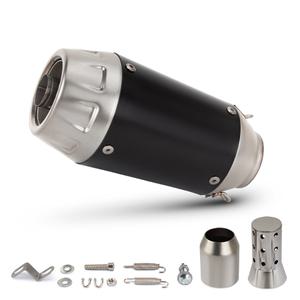 호환 ADV125 XMAX125 R15 AEROX NVX 155 Z125 Sprint GSXR125 C400 용 DB 킬러가 범용 51mm 바이크 오토바