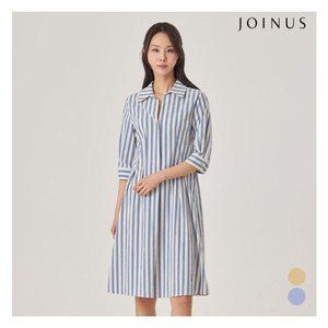 [조이너스]스판린넨스트라이프7부원피스_JACU4-WOP120