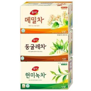 동서 현미녹차 100T+둥굴레차 100T+메밀차 100T