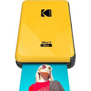 KODAK 올 뉴 미니 2 플러스 블루투스 휴대용 포토 프린터 4패스 기술 옐로우