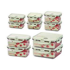 락앤락 비스프리 퓨어 8호 가성비 10P세트 (직350ml, 2개 + 직470ml, 2개 + 직600ml, 2개 + 정420ml, 2개 + 정870ml, 2개)