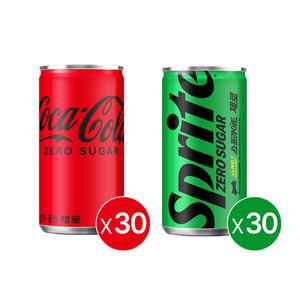 코크제로 190CAN X30개+ 스프라이트 제로 190CAN X30개