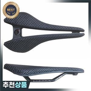 3D 프린트 자전거 새들 초경량 중공 편안한 통기성 MTB 산악 도로 사이클링 시트 쿠션 원형 레일 CR-MO
