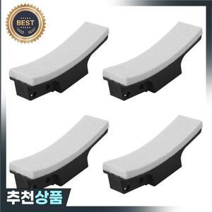 운동 자전거 브레이크 패드 스피닝 그룹 교체 부품 4X 헤어