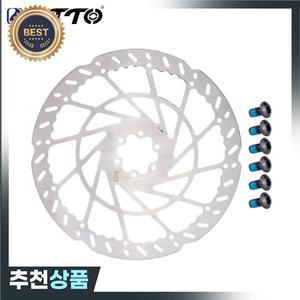 ZTTO 자전거 220mm 디스크 브레이크 로터 전자 유압 140/160/180/203mm 두께 6 볼트 스테인레스 스틸