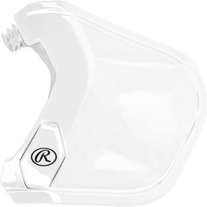 Rawlings MACH 조정 페이스 가드 확장 조각 화이트 왼손잡이 타자
