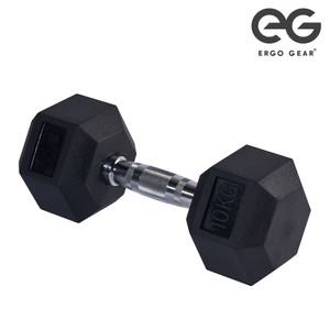 [EG] 에르고기어 고무 육각아령 10kg (1개)