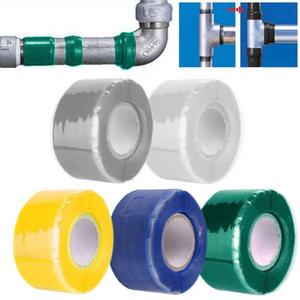 25mm x 1.5m 그린 초강력 방수 테이프 실리콘 접착/보일러/배관/곰팡이/방지/접착제/투명/보수/누수/변기