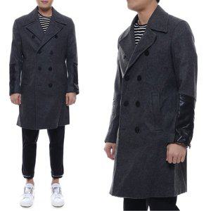 [부산점][닐바렛][닐바렛] 17FW 남성 레더소매 6버튼 코트 (PBCA204C_F056C_548_17F)