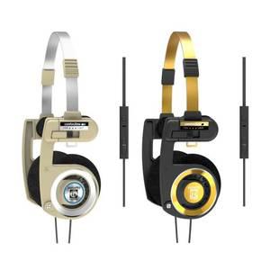 [정품] KOSS Porta Pro 코스 포르타 포타 프로 한정판 온이어 헤드폰 헤드셋 베이지 블랙골드