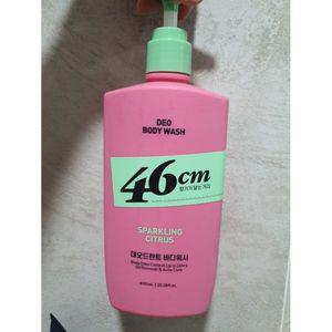 46cm 체취케어 바디워시 시트러스향 600ml 1개+데오드란트 플로럴 파우더 1개