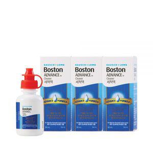 [바슈롬] 보스톤 어드밴스 클리너액 30ml 3개 하드렌즈 드림렌즈 렌즈세척액 렌즈세정액