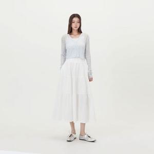 티어드 밴딩 롱 플레어 스커트(AR2WS421)672269