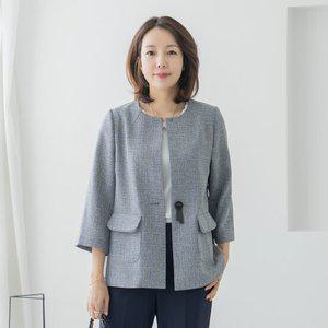 엄마옷 마담4060 엘라라운드자켓 여름자켓 -ZJK2504019-