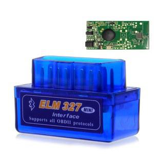 OBD2 1 ELM327 블루투스 OBDII 버전 스캐너 프로토콜용 V2 327 최신 자동차 미니 도구 슈퍼 Elm ODB2 진단