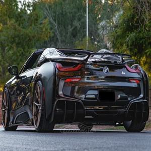 2014 BMW i8 트렁크 스포일러 하이 퀄리티, 리얼 탄소 섬유 리어 부트 윙