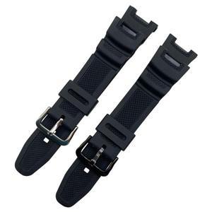 New 실리콘 시계 스트랩 스틸 버클 팔찌 C asio SGW-100