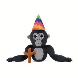 HATEEMO 고릴라 태그 봉제 장난감 재미있 동물 집 게임 애호가   소 친구 생일 선물