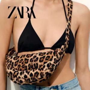 자라 레오파드 호피 크로스백 여성 미니 힙색 슬링백 트렌디 패션 가방 ZARA
