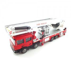 1 50 AERIAL FIRE ENGINE(KDW250146RE) 소방차 중장비 모형조립 하기 완고 만들기 프라모델 장난감 키덜트