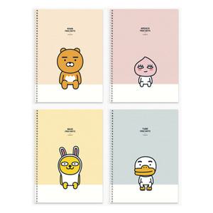카카오프렌즈 스프링 무선 연습장 80매 (랜덤발송)