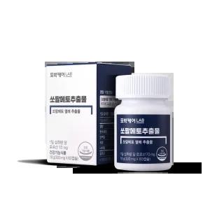 [소비기한 임박] 또박케어LAB 쏘팔메토 추출물 60정, 1개