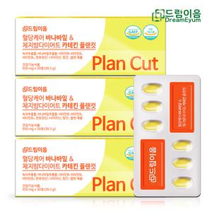 드림이음 혈당케어 바나바잎  체지방 다이어트 카테킨 플랜컷 혈당 다이어트 3개월분