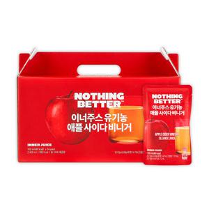 낫띵베럴 유기농 애플 사이다 비니거 이너주스 1박스(100mlx24팩)_유기농 사과식초 자연발효 이탈리아 유기산