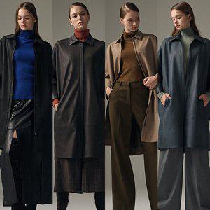 [리오벨] 24FW 양가죽 스웨이드 롱 자켓