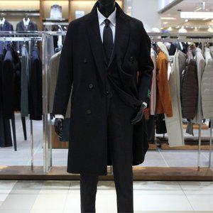 [바쏘](마산점)24 FW 프리미엄 카멜(낙타)100% 피크드라펠 지블링포인트 핸드메이드코트 더블버전 리얼...