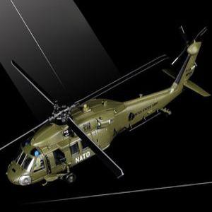 UH-60 공격 헬기모형 피규어 다이캐스트 블랙호크 헬리콥터