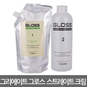 그리에이트 그로스 퍼펙트 매직스트레이트 크림1제500g+2제500ml/일진케론파마/수분펌