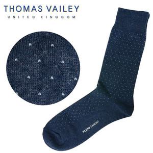 [토마스베일리][THOMAS VAILEY] 토마스베일리 신사양말 - 핀도트 네이비