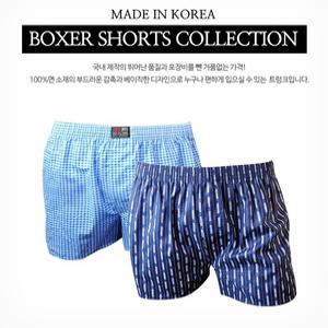 남성속옷 DKC 직물트렁크 팬티 국내산 순면100% 땀흡수 통풍 언더웨어
